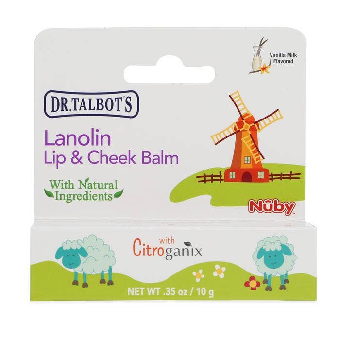 Lanolin Lip and Cheek Balm, Vanilla Milk Flavor