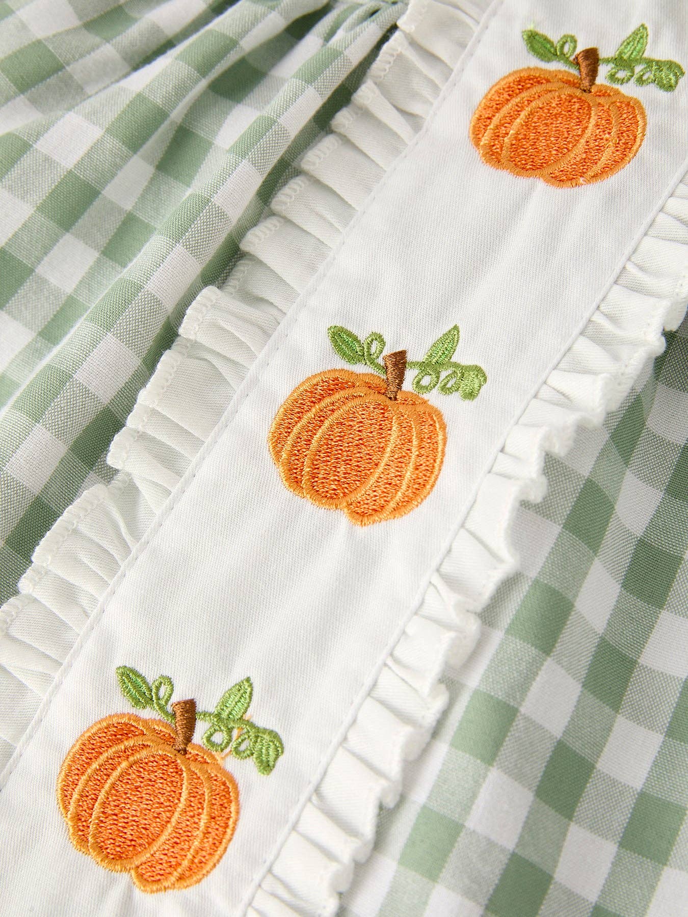 Pumpkin Bloomers Romper Set