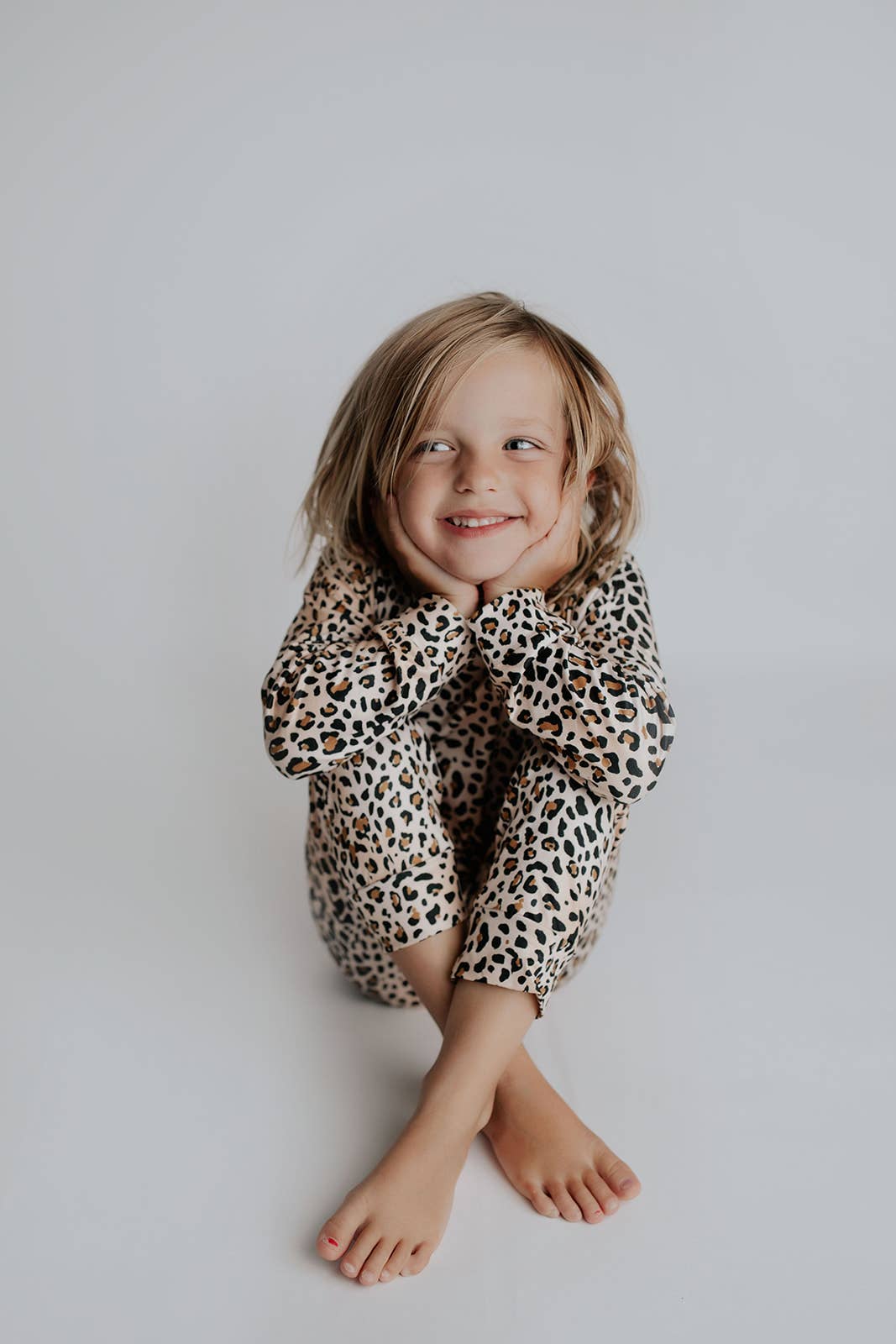 Leopard Jammies Kids Pjs and Lougewear: Newborn - 3 Montths