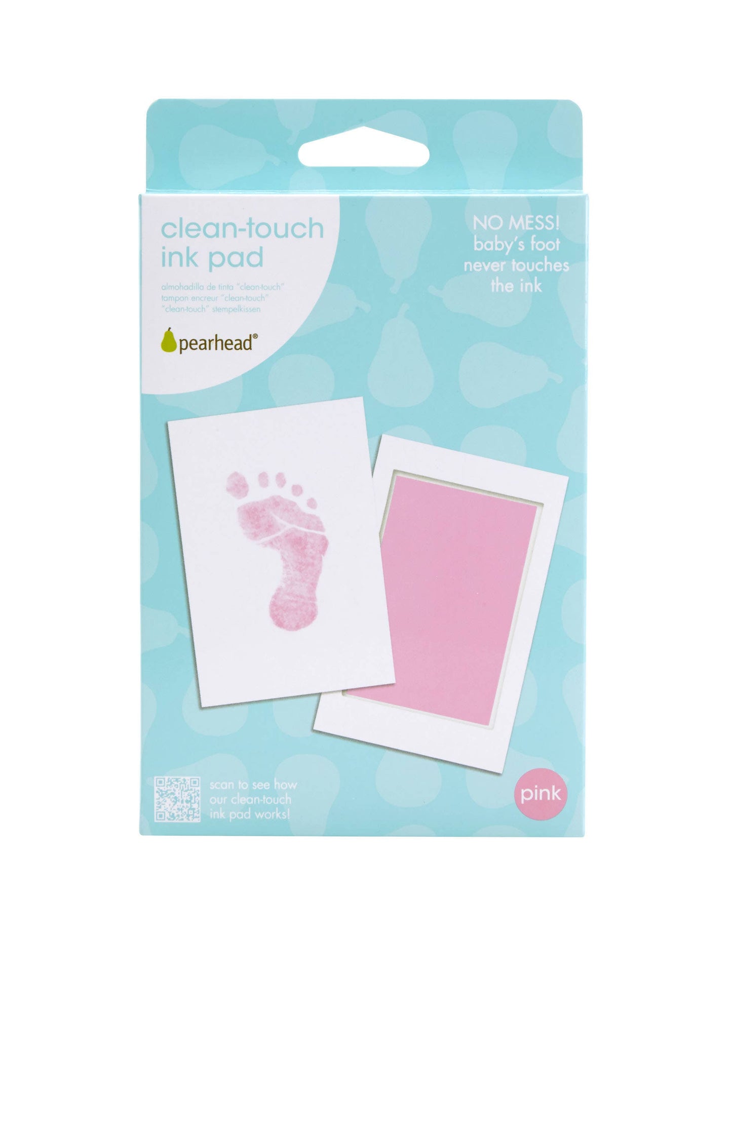 Baby Handprint or Footprint Clean-Touch Ink Pad Kit: Blue