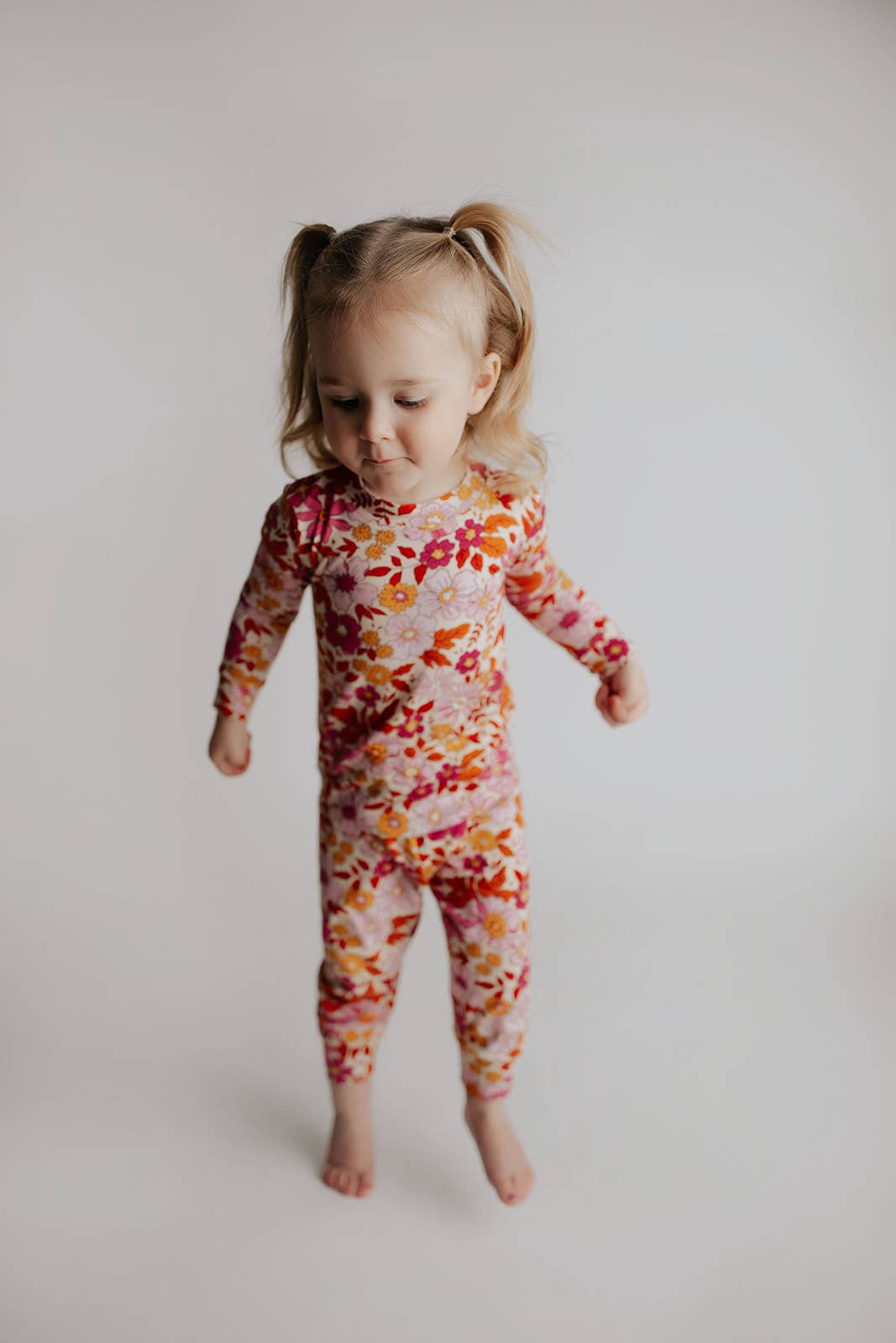 Wild Child Flower Jammies Kids Pjs & Lougewear: Newborn - 3 Montths