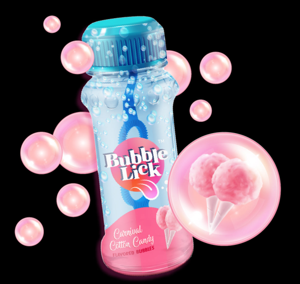 BubbleLick Cotton Candy Bubbles