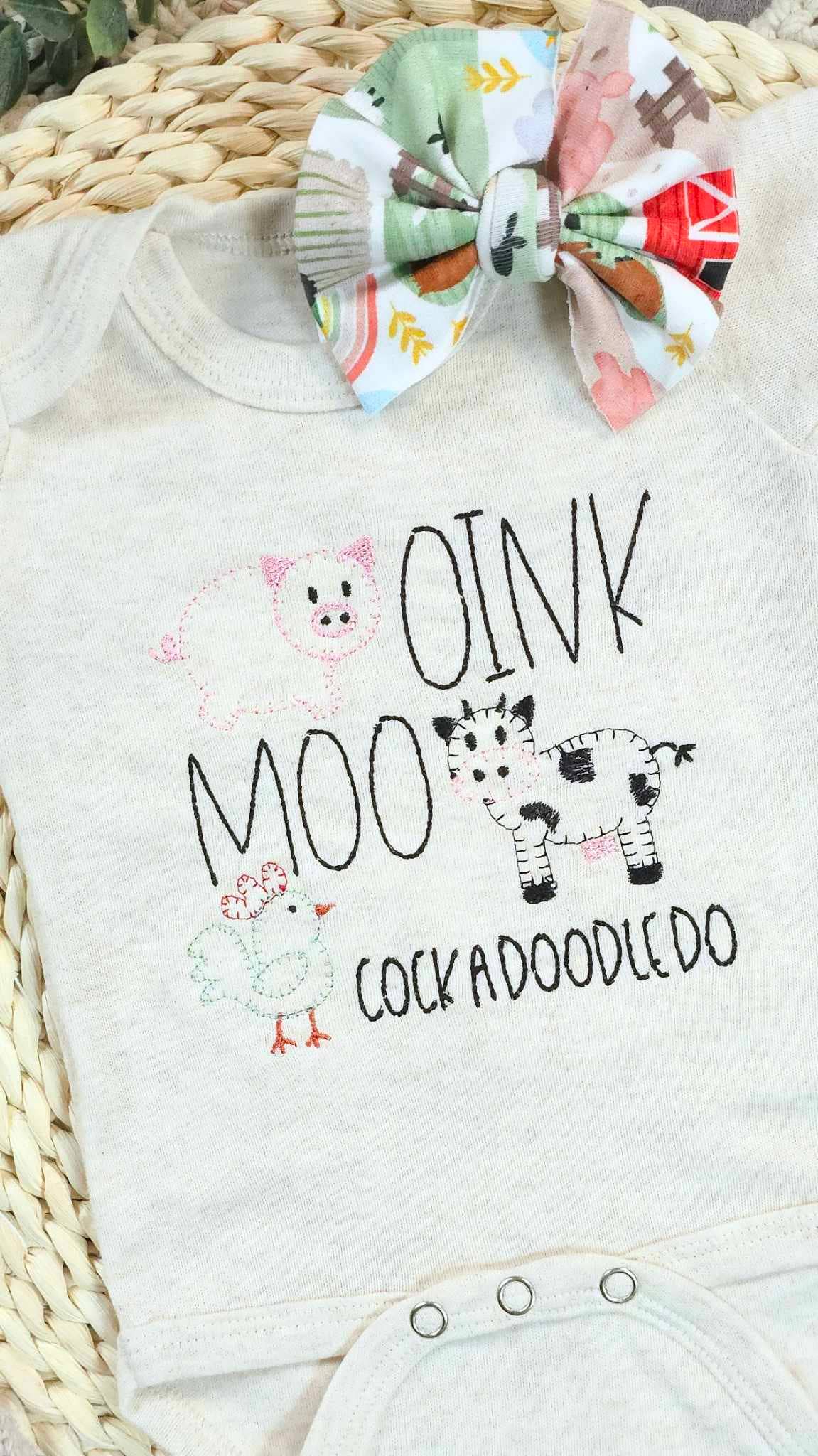 Farm Animals - Oink Moo CockadoodleDo: Newborn