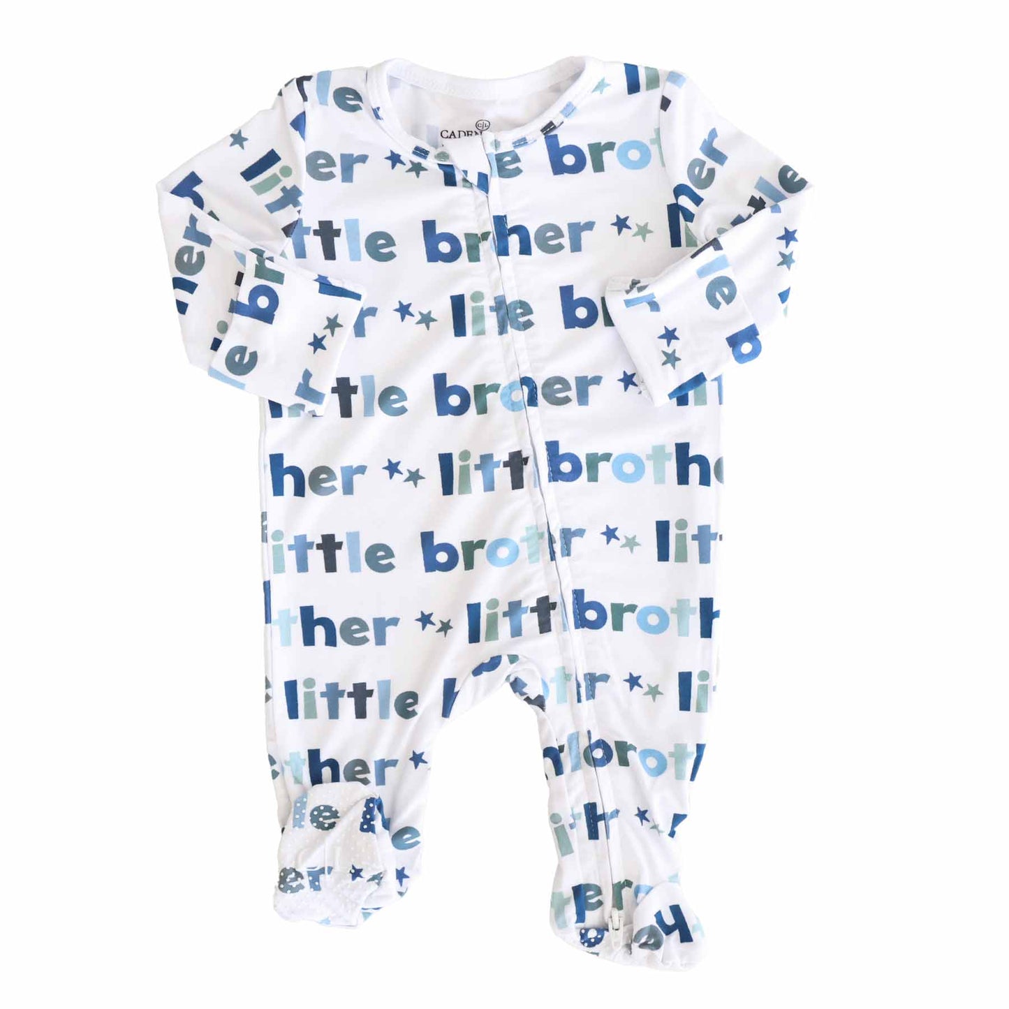 Little Brother Zipper Footie