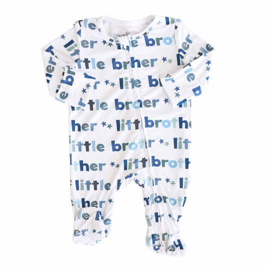 Little Brother Zipper Footie