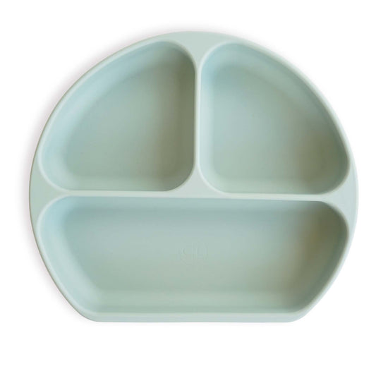 Silicone Suction Plate: Light Moss