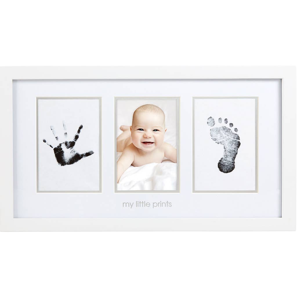 Babyprints Photo Wall Frame and Clean-Touch Ink Kit, White