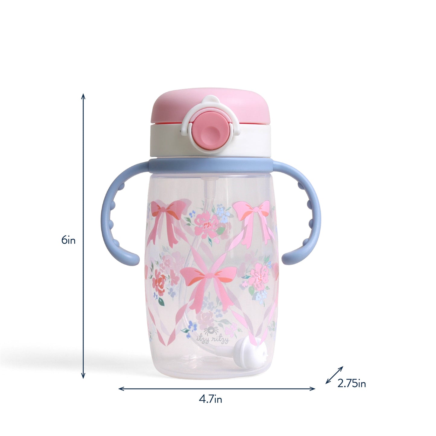 Itzy Sips™ - Straw Cup With Snap-Close Lid: Giddy Up!