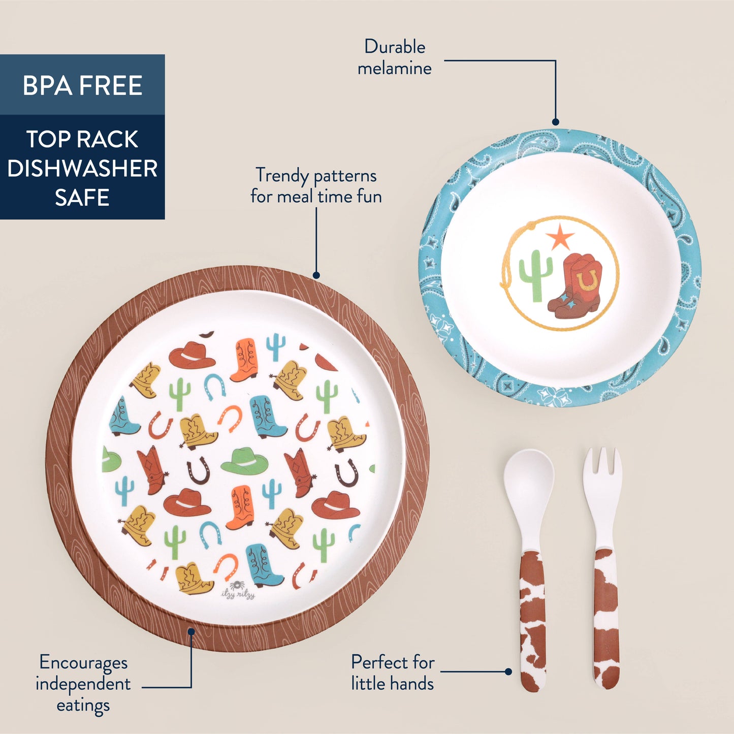 Itzy Bistro™ - 4 piece dining set: Giddy Up!