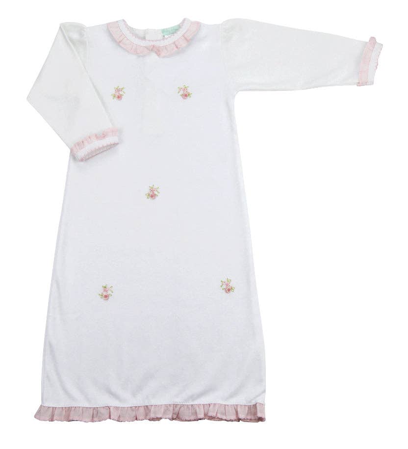 Baby Girl's Flower Bouquets Daygown: NB
