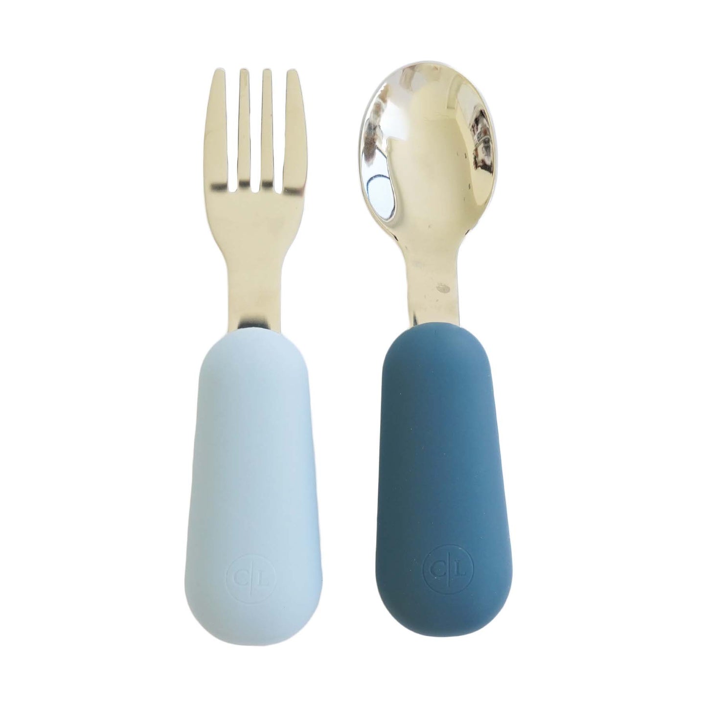 Silicone Silverware Set: Camel | Eggshell