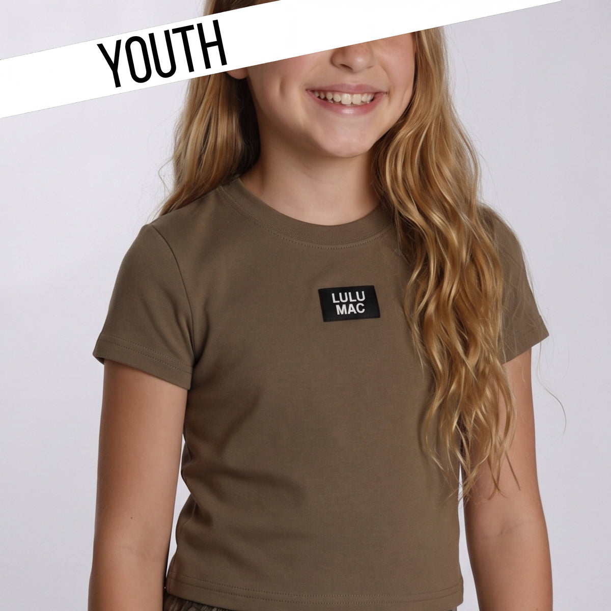 Kids Baby Doll Top - Dk Olive
