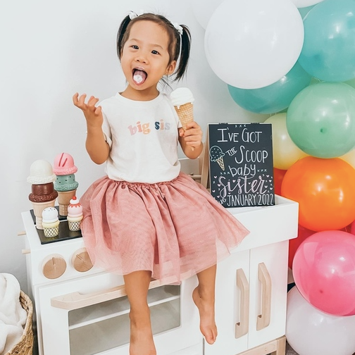 Kid toddler graphic tee | big sis original