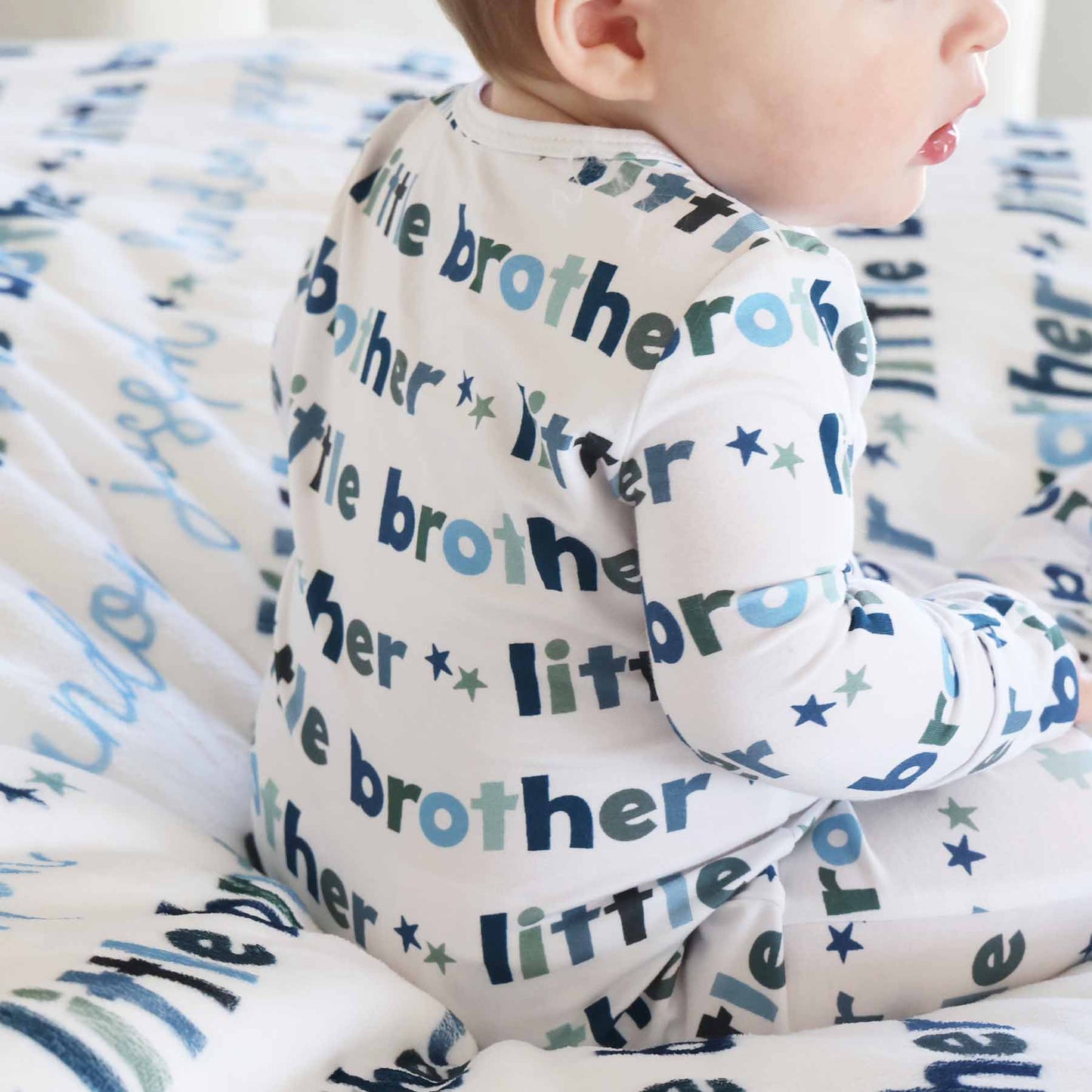Little Brother Zipper Footie