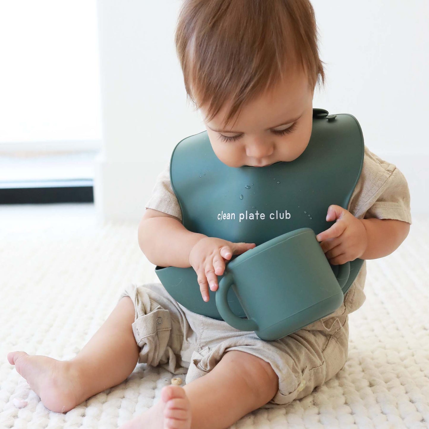 Silicone Snack Cups: Moss