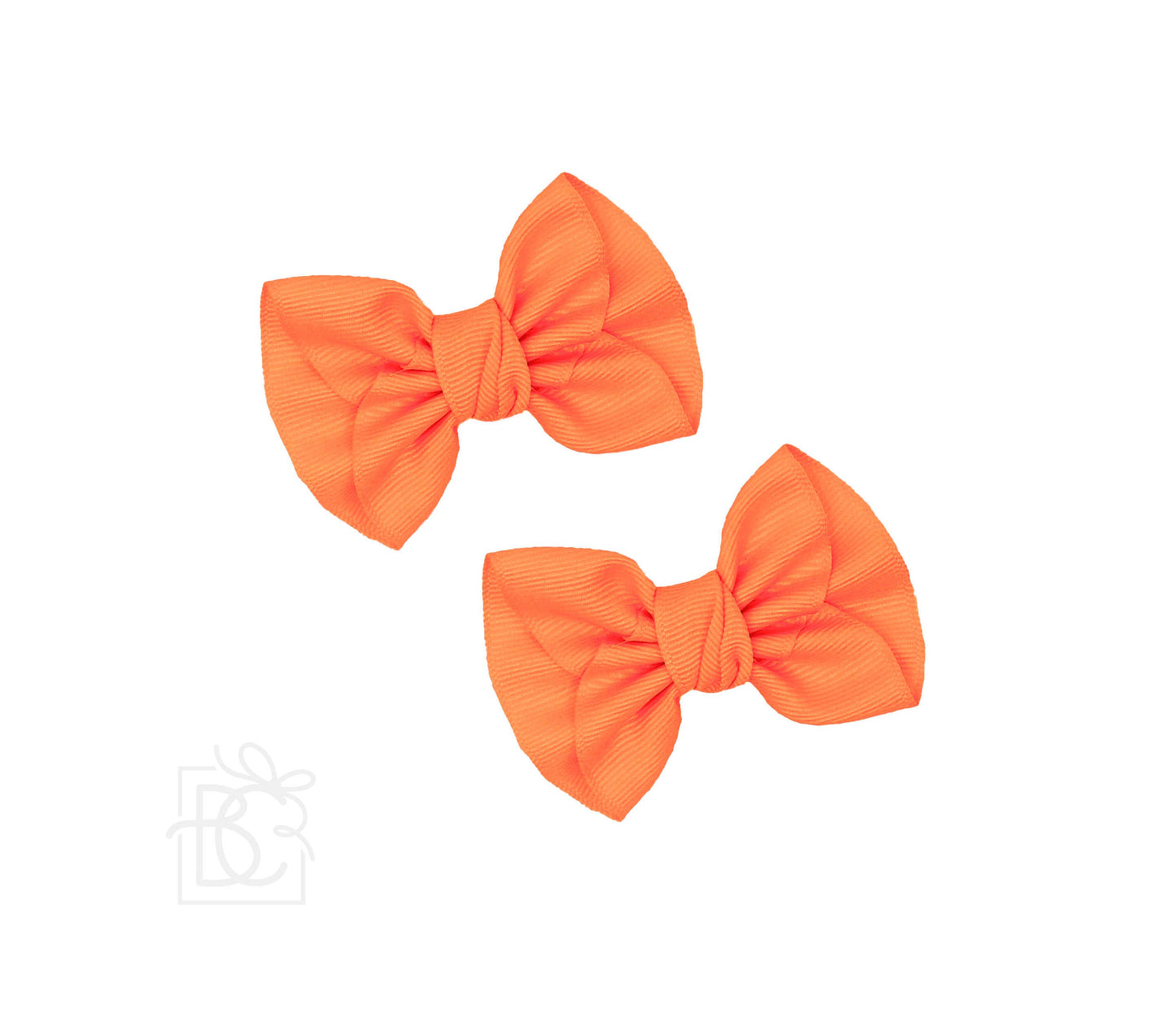 2 MINI ANNE BOWS W/CLIP: RED