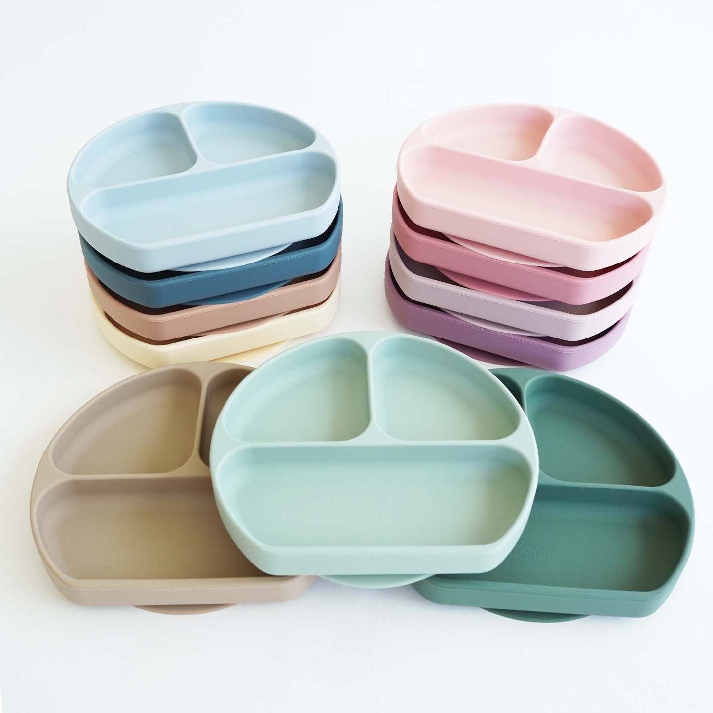 Silicone Suction Plate: Mauve