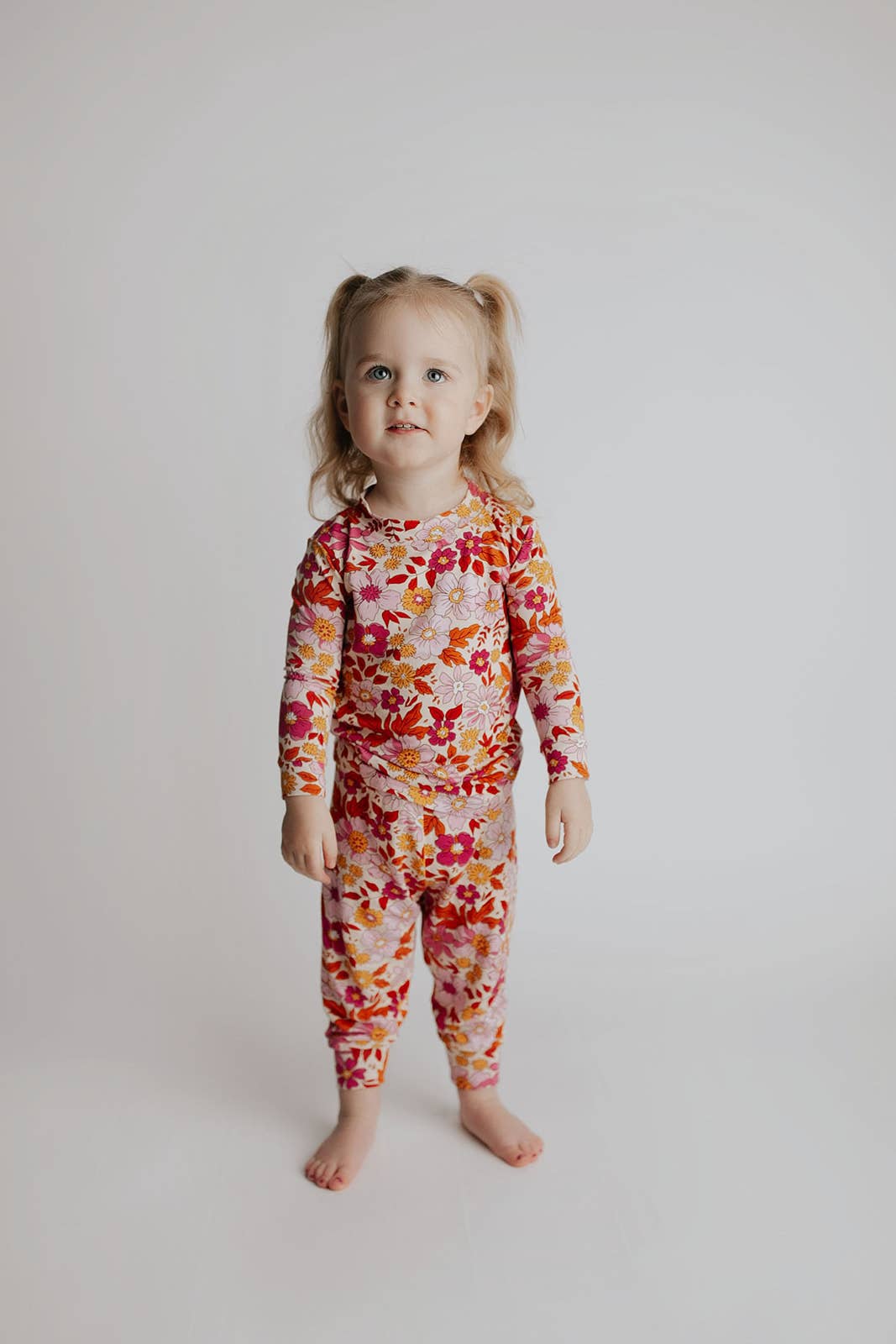 Wild Child Flower Jammies Kids Pjs & Lougewear: Newborn - 3 Montths