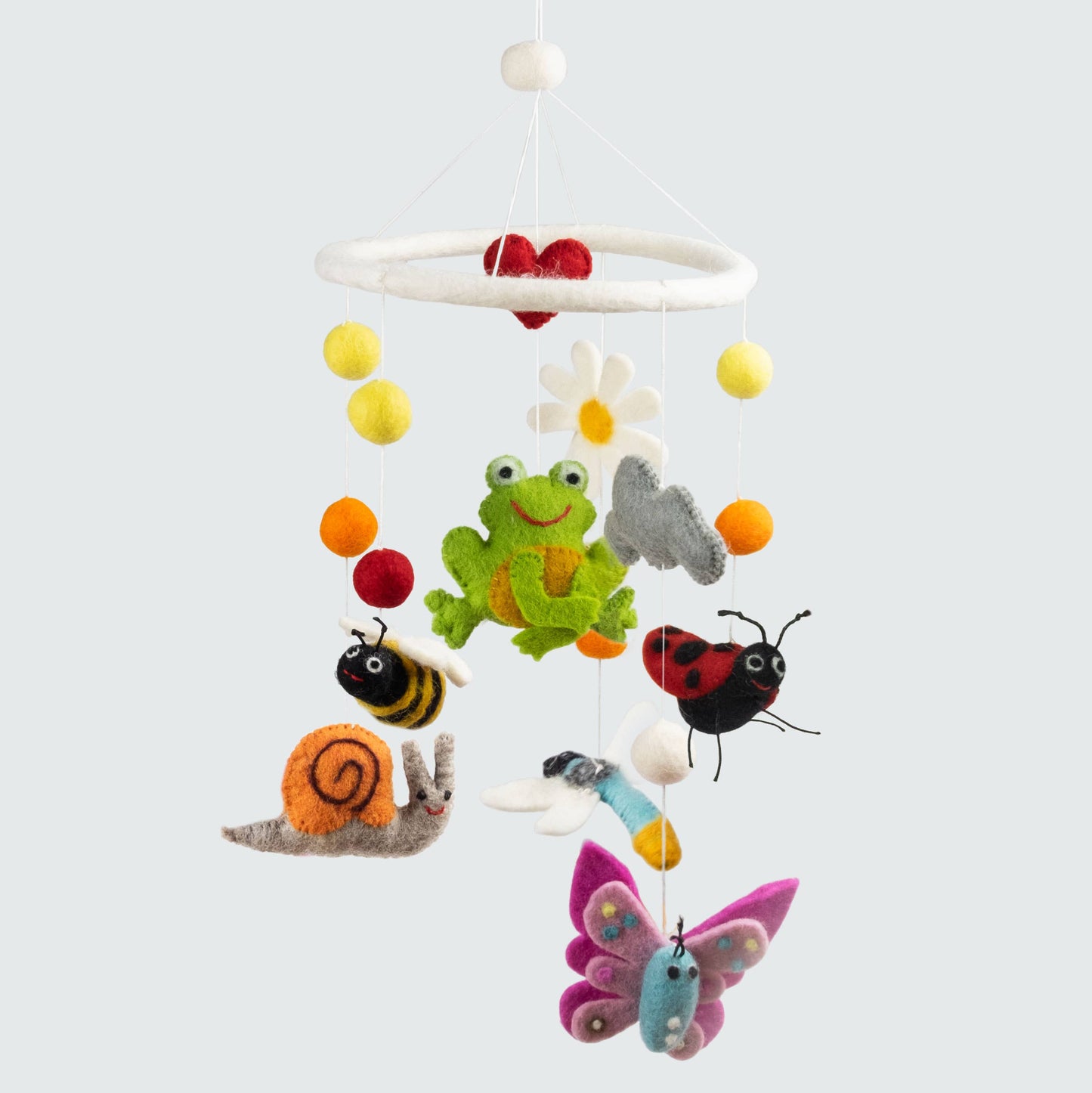 Baby Mobile - Spring Garden Friends - Nursery Decor