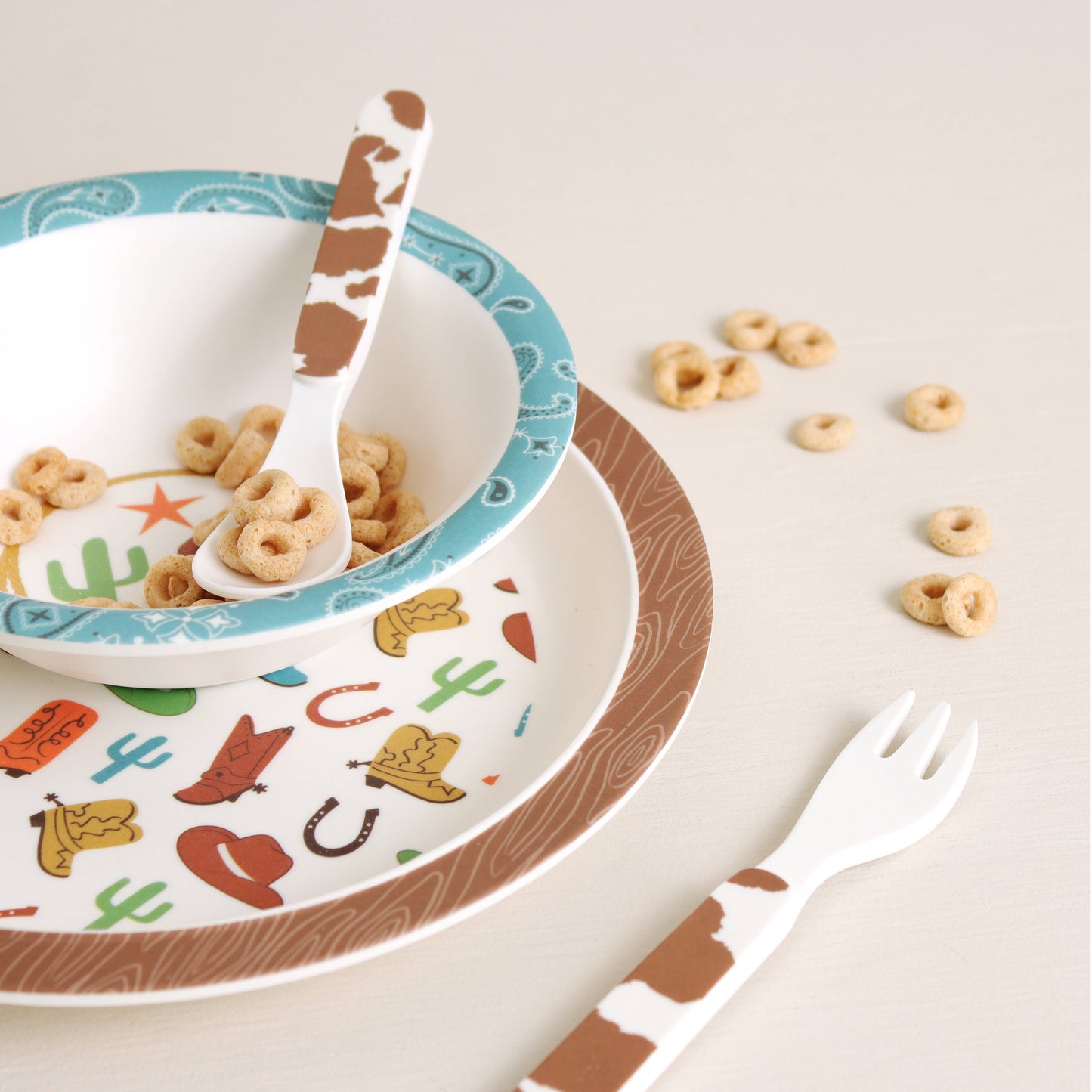 Itzy Bistro™ - 4 piece dining set: Ribbons & Roses