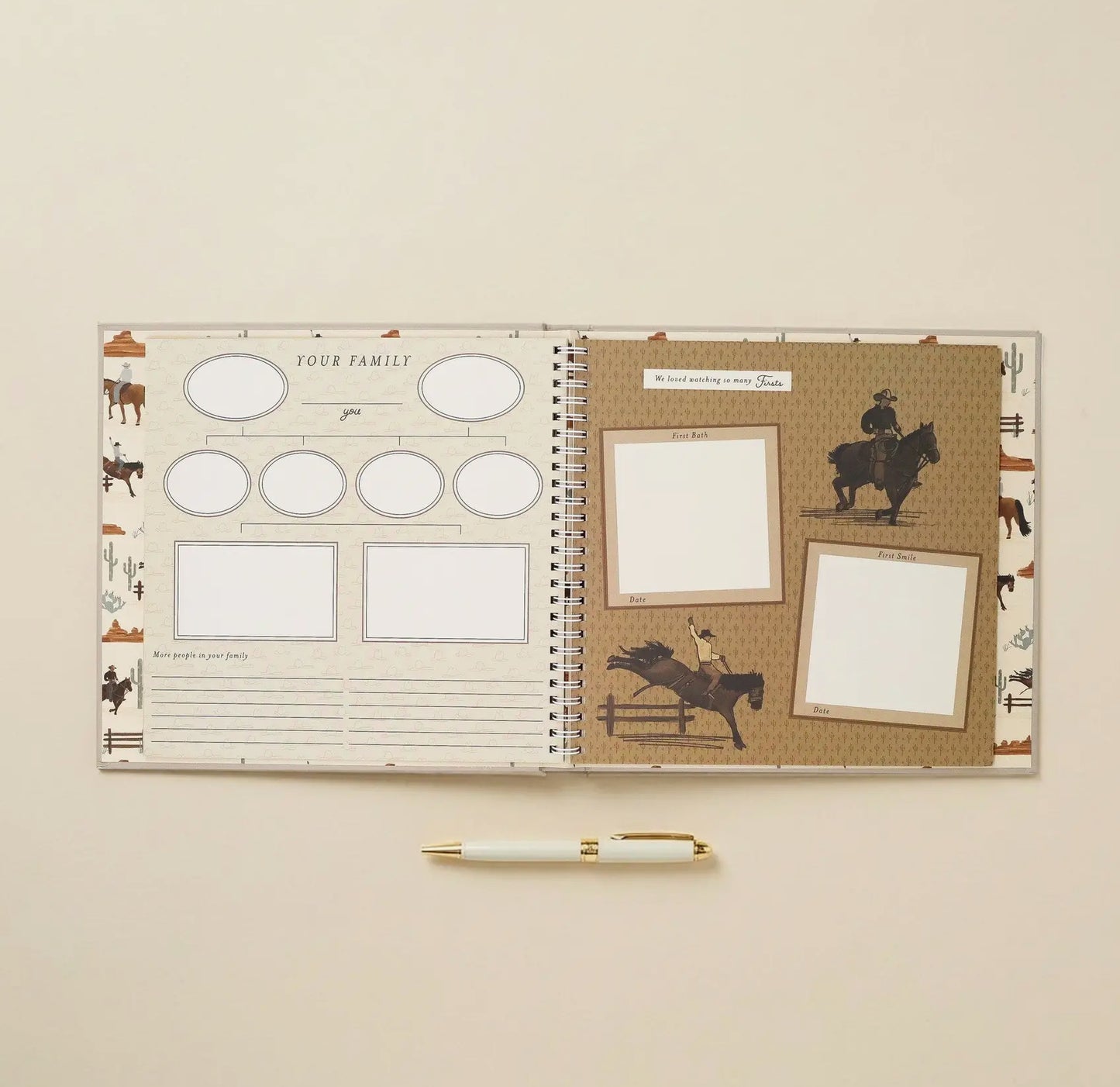 My First Rodeo Baby Memory Book