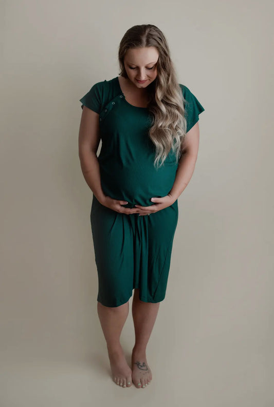 Mommy Labor, Delivery, and Nursing Gown