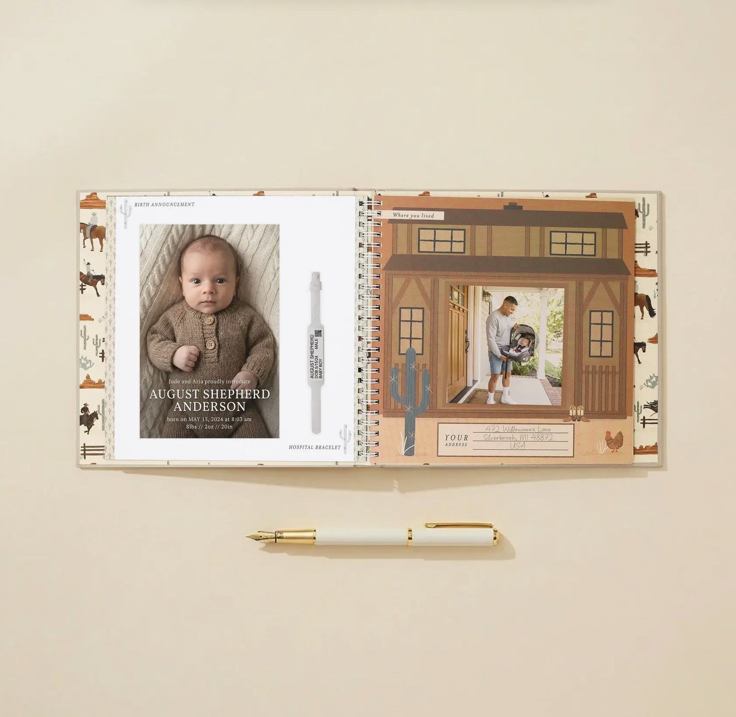 My First Rodeo Baby Memory Book