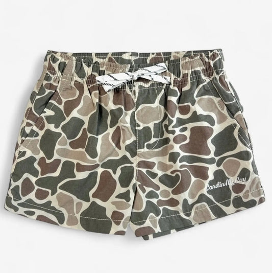 Kids' Sand Camo Performance Shorts