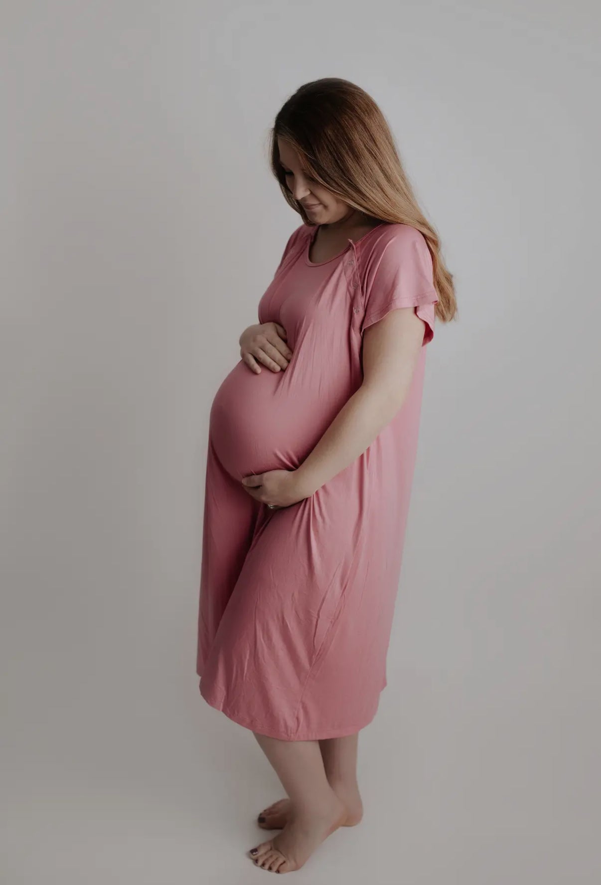 Mommy Labor, Delivery, and Nursing Gown