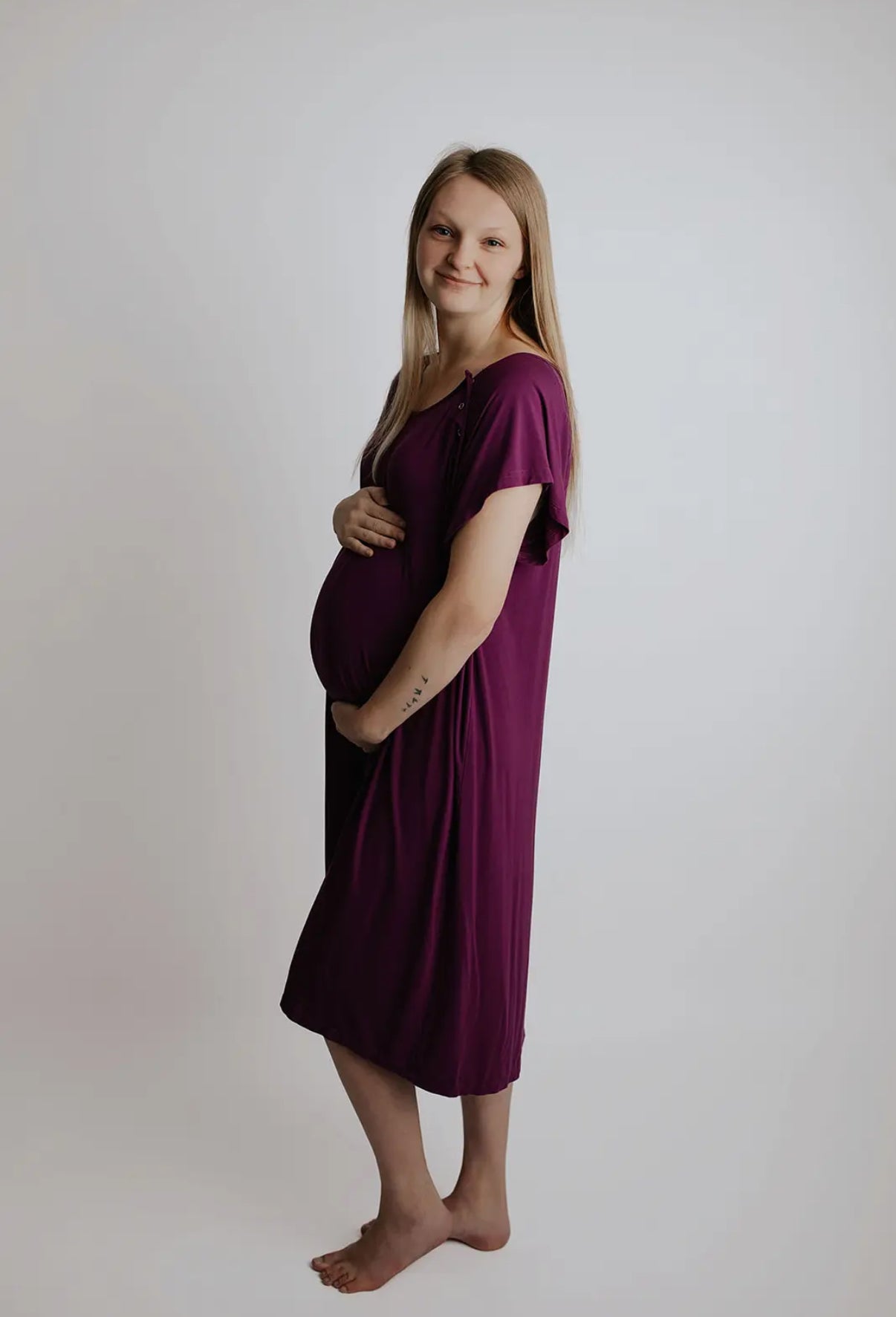 Mommy Labor, Delivery, and Nursing Gown