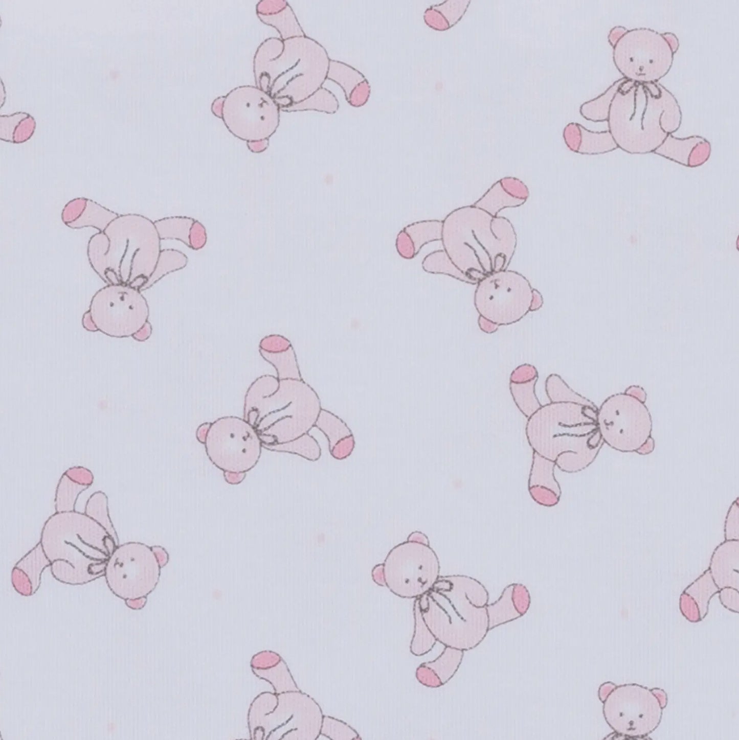 Baby's Teddy Footie - Pink