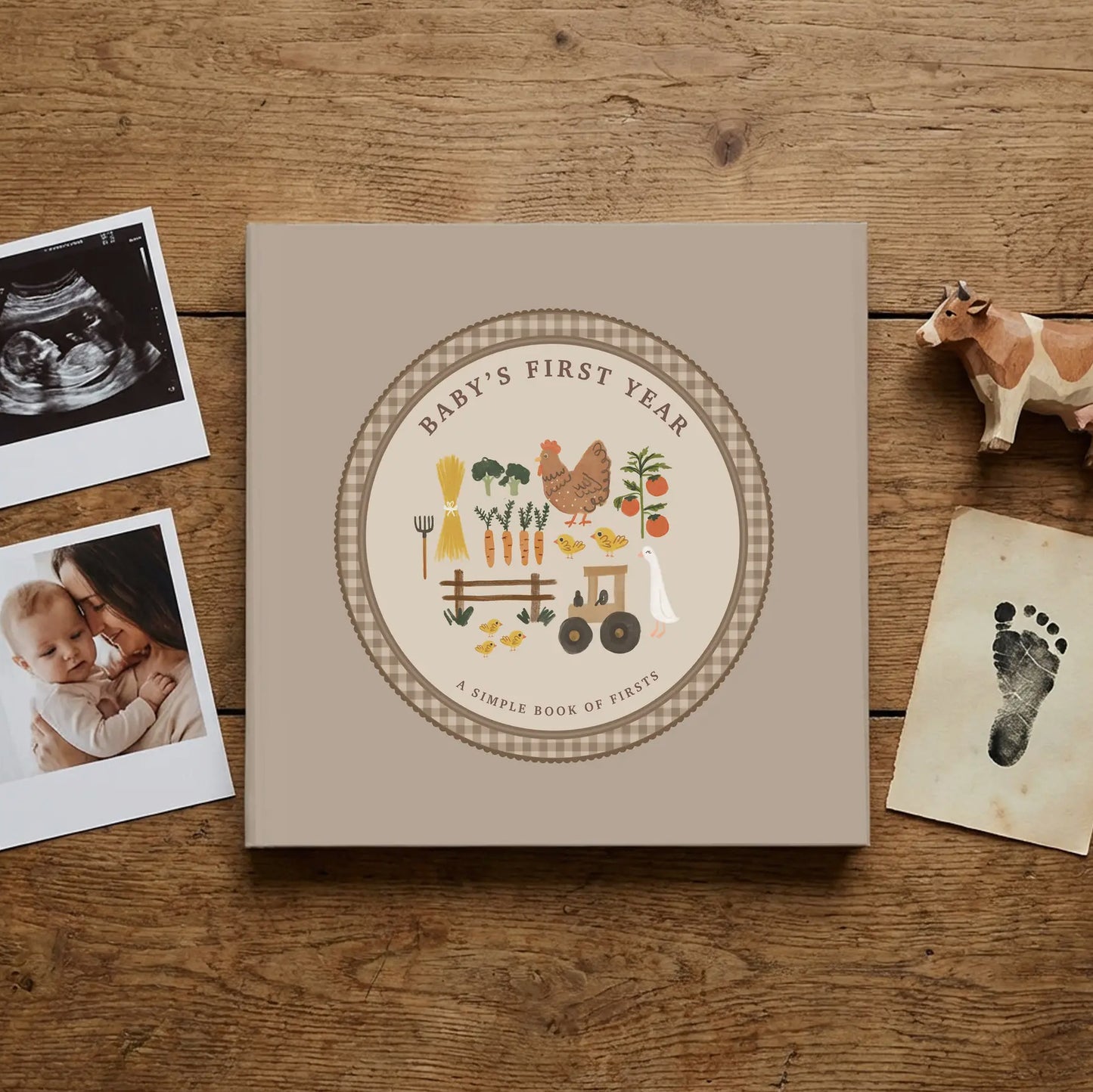 Little Farmer Baby Memory Book