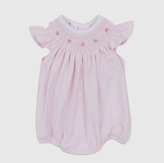 Mia's Classics Bishop Short Sleeve Bubble - Pink