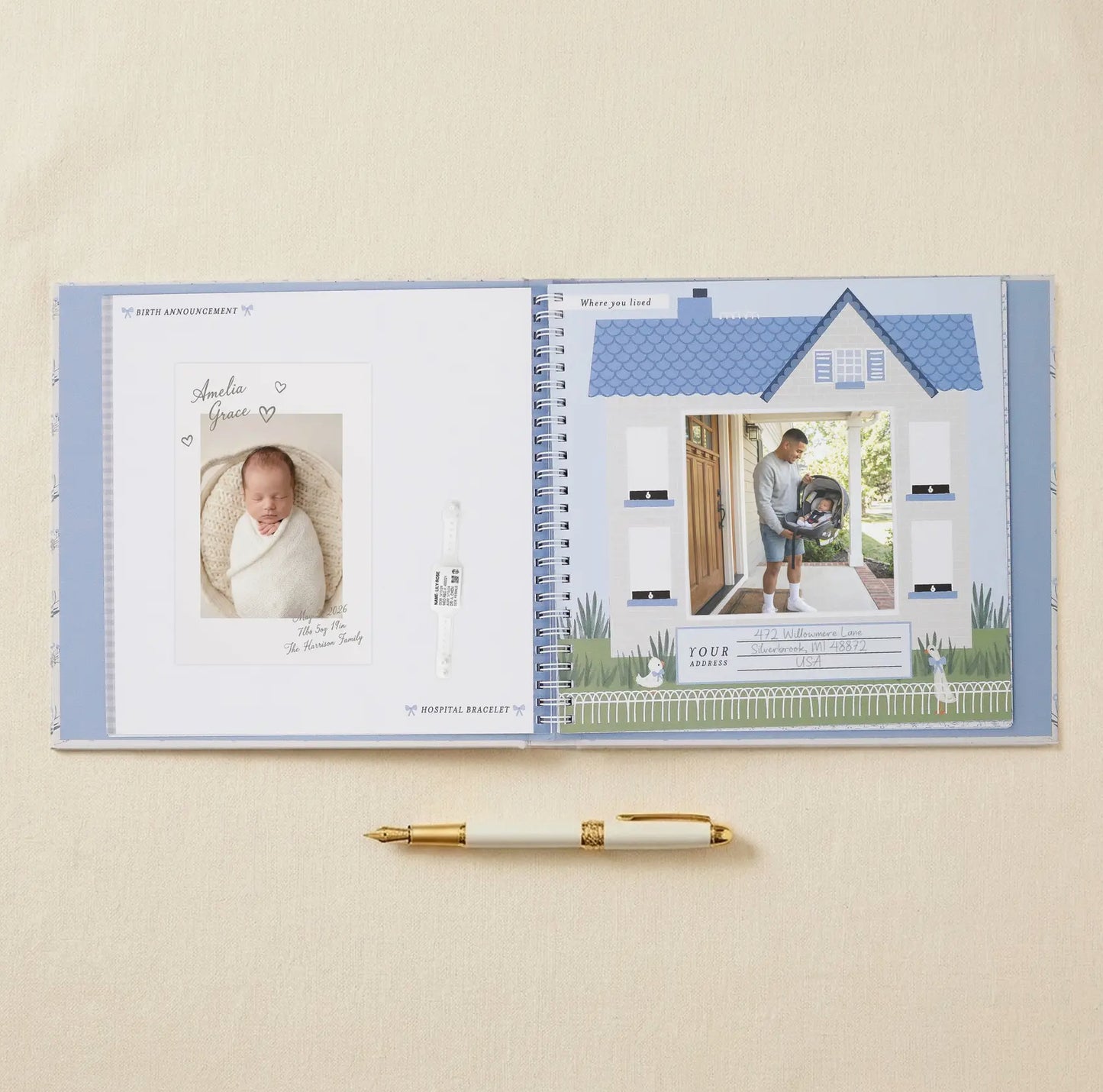 Little Goose Baby Memory Book