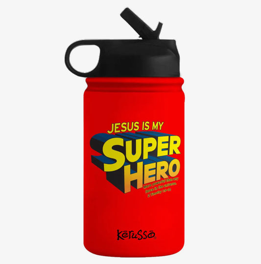 12 oz Stainless Steel Sport Bottle Super Hero
