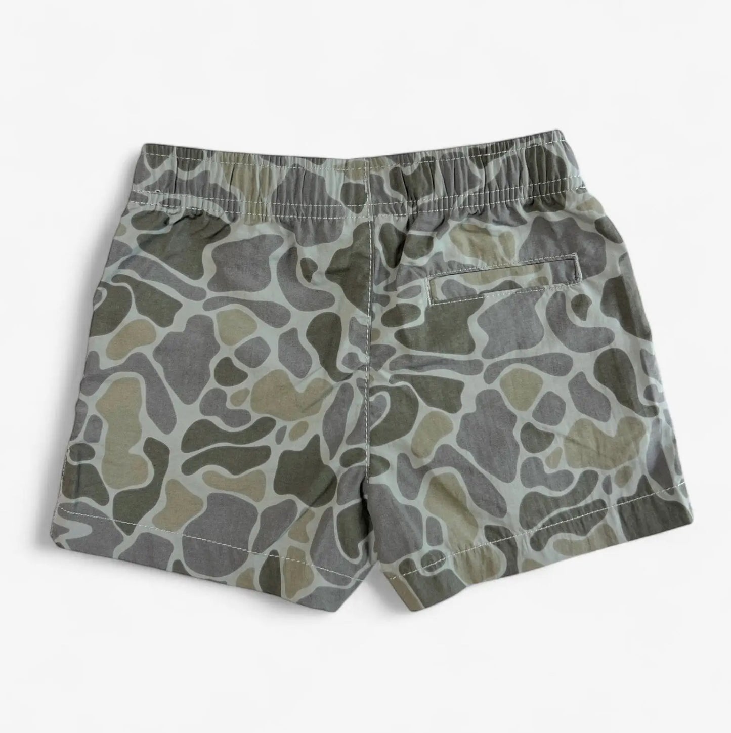 Kids' Gray Camo Performance Shorts