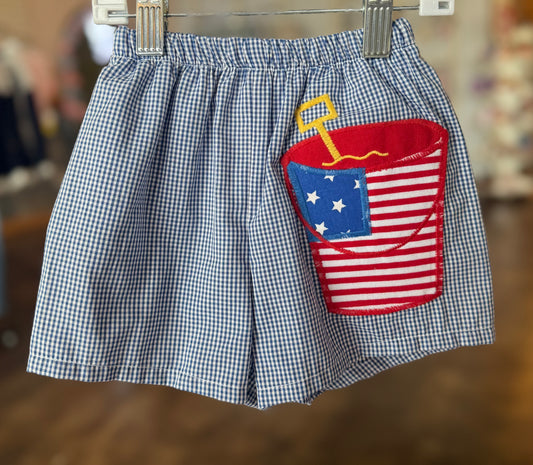 Stars and Stripes Sand Bucket Shorts
