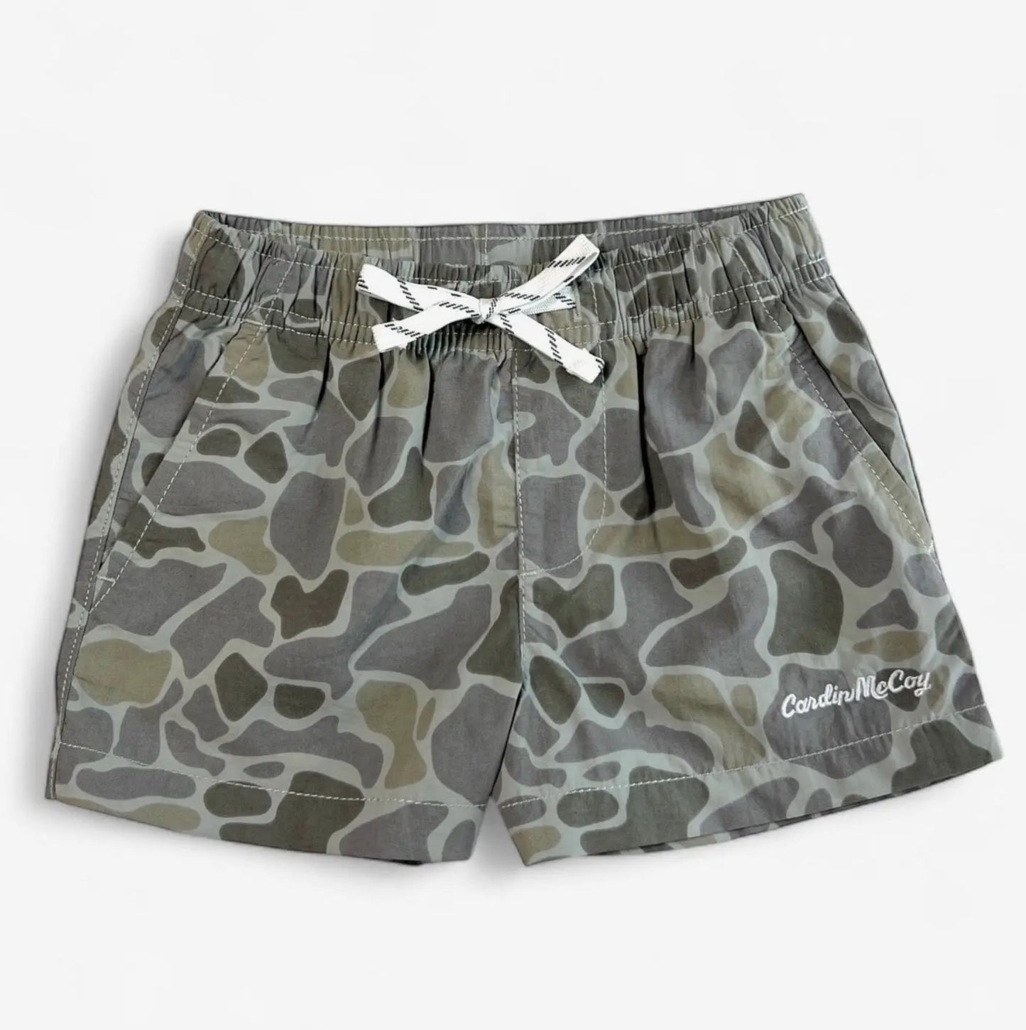 Kids' Gray Camo Performance Shorts