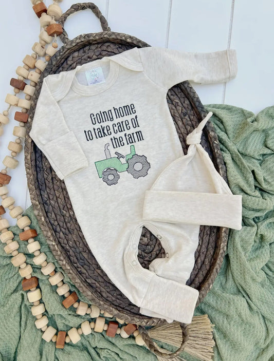 Going Home To Take Care of the Farm Baby Outfit