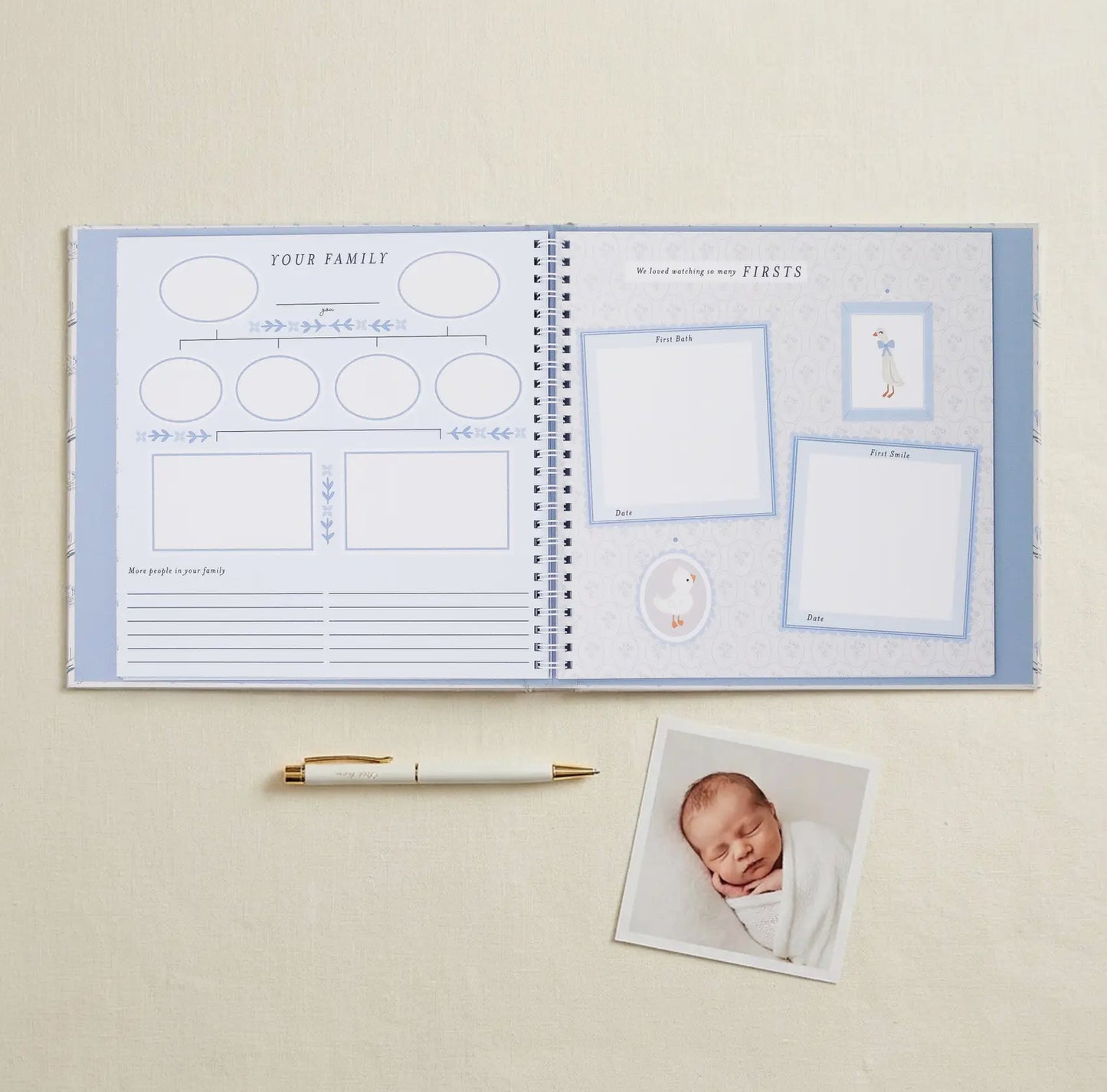 Little Goose Baby Memory Book