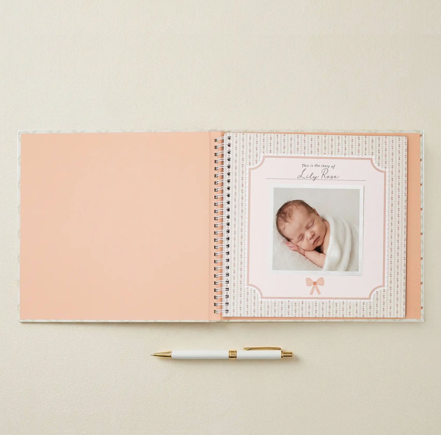 Cottage Garden Baby Memory Book