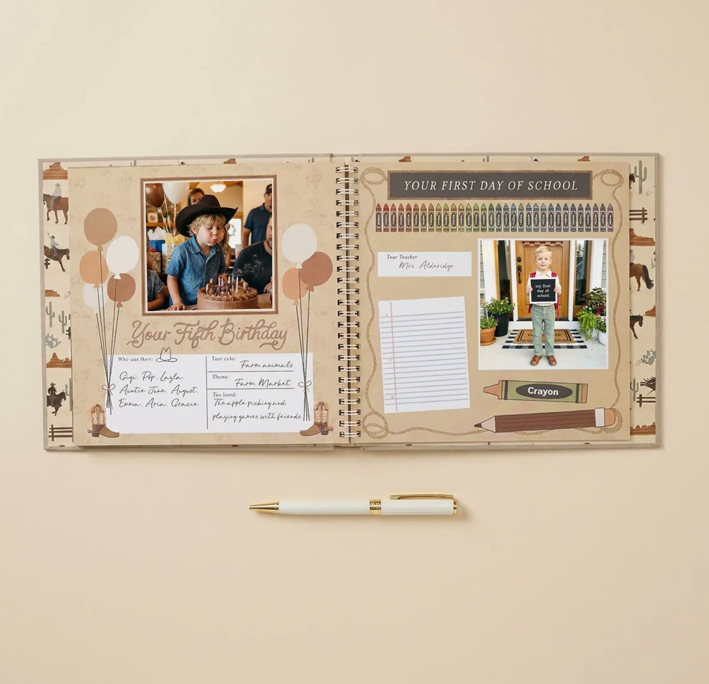 My First Rodeo Baby Memory Book