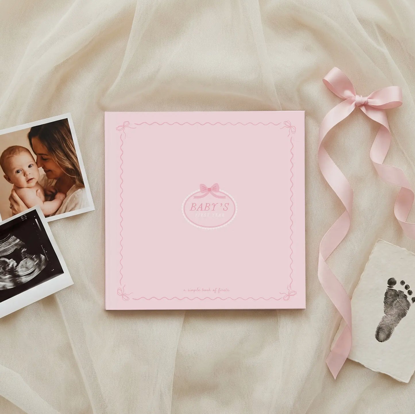 Bowkissed Blush Baby Memory Book