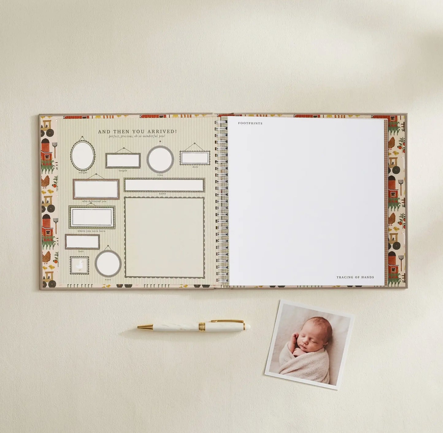 Little Farmer Baby Memory Book