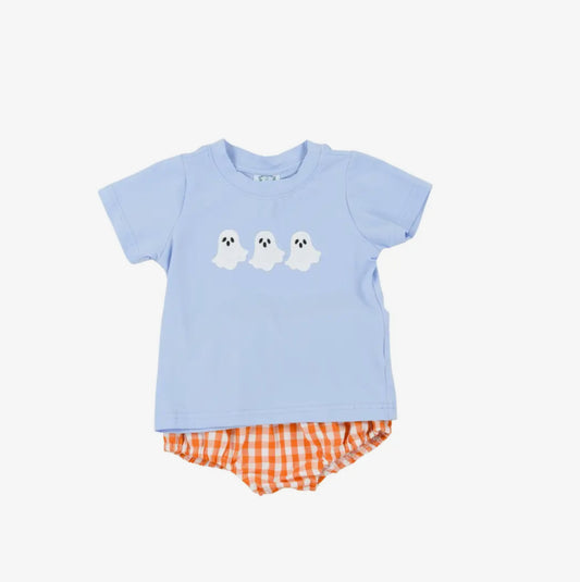 Ghost Gang Blue Diaper Set