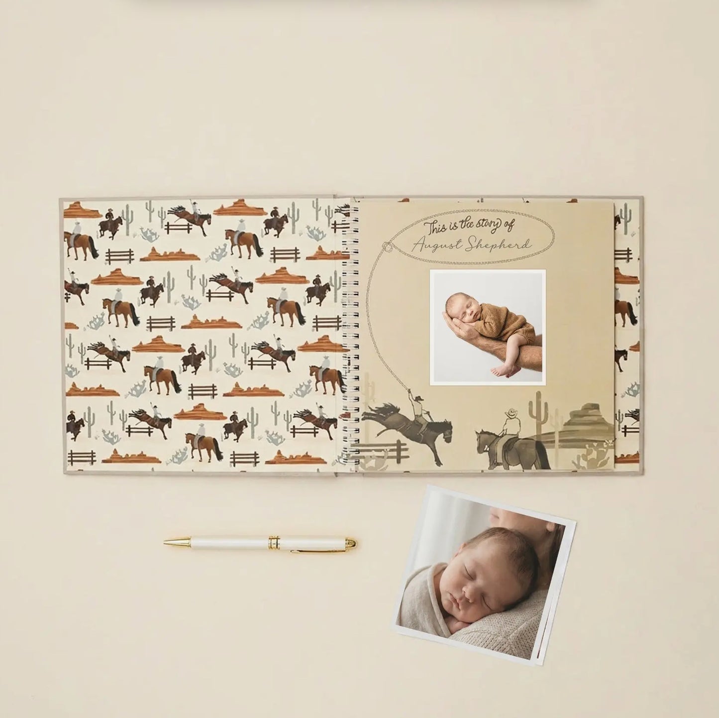 My First Rodeo Baby Memory Book