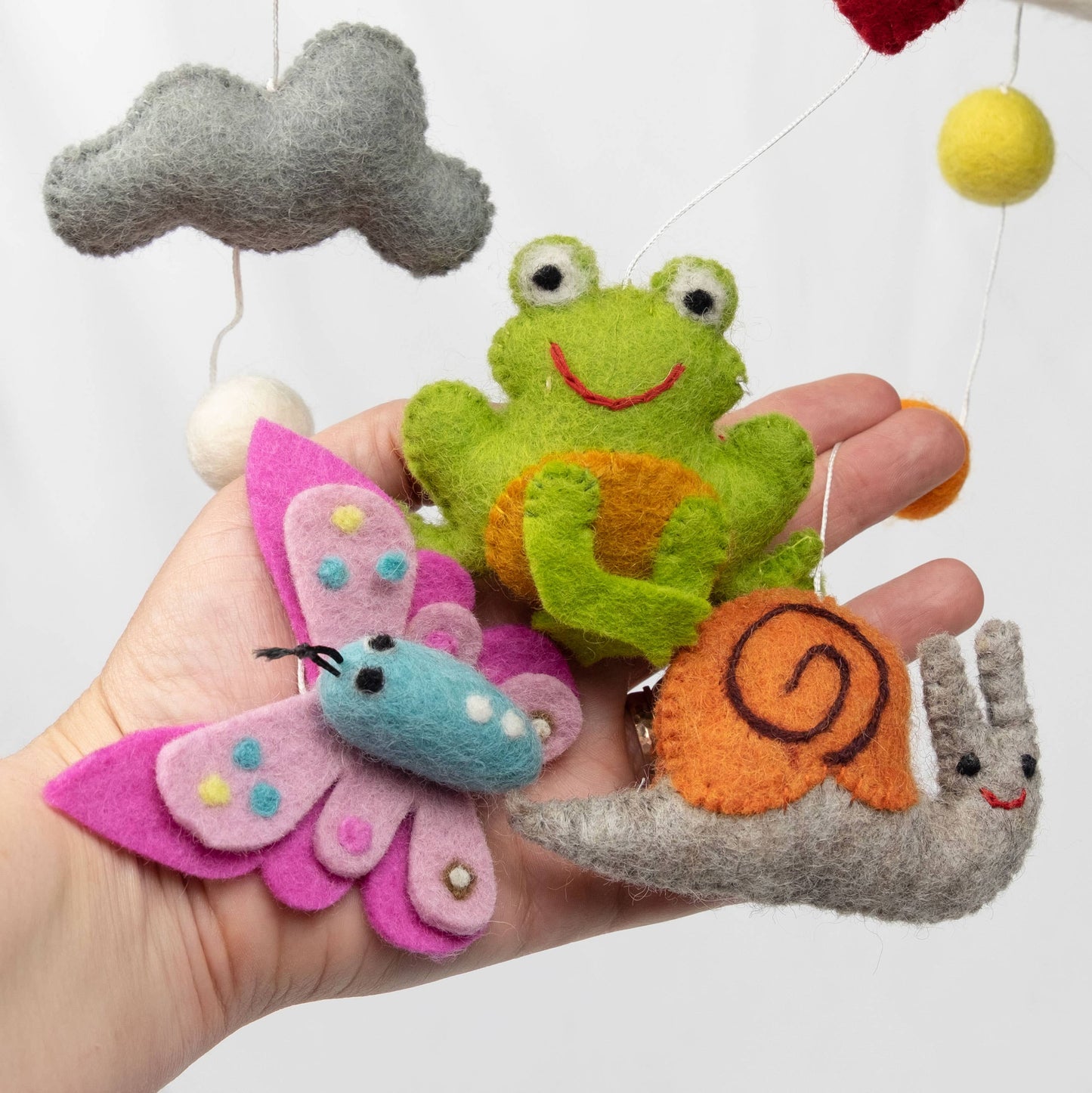 Baby Mobile - Spring Garden Friends - Nursery Decor