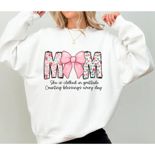 Bow Christian Mom Sweatshirt