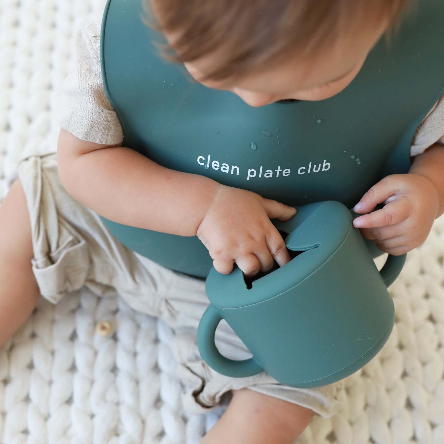 Silicone Snack Cups: Dusty Rose