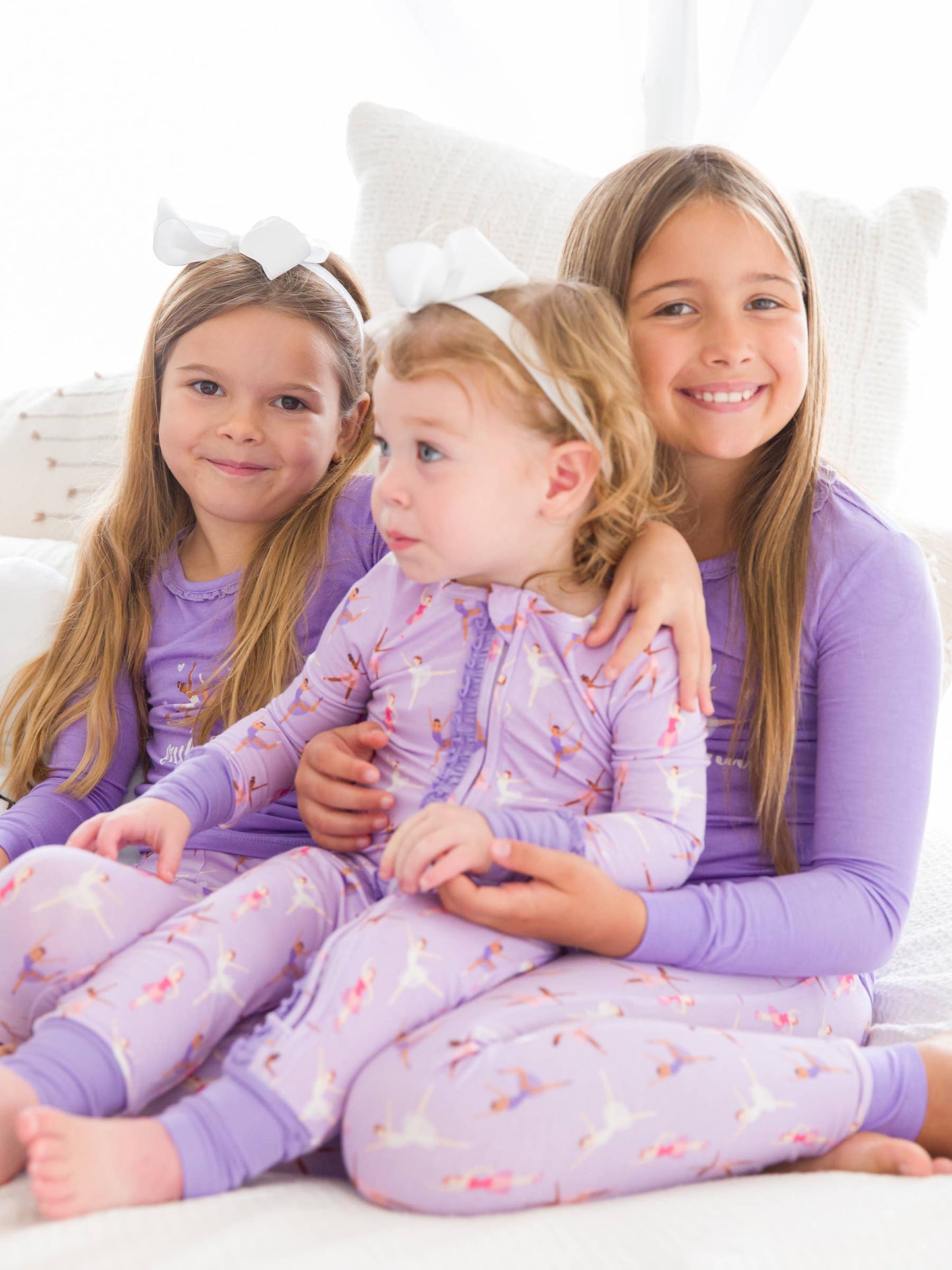 Ballerinas Bamboo Viscose Convertible Ruffle One Piece Pajama